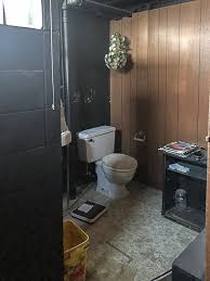 And unlike other systems, which need a minimum of 30 inches clearance and accessibility at all times for servicing, the saniflo unit only needs the space of a regular toilet and no servicing! Basement Bathroom Makeover For 216 In Flip House My Creative Days