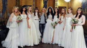Hochzeitskleid brautkleid gebraucht und neu verkaufen. Germany S Next Topmodel Kandidatinnen Drehen Fashion Film