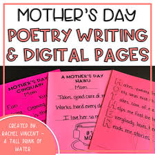 Mothers Day Poetry Writing Teaching Resources Teachers Pay Teachers