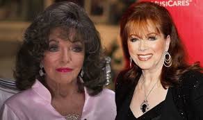 Jackie and joan collins, 1974. Inside Joan And Jackie Collins Turbulent Relationship From Hollywood To Nose Jobs Celebrity News Showbiz Tv Express Co Uk