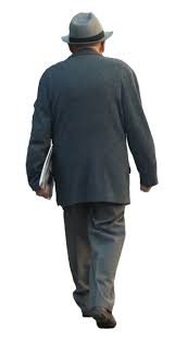 Grandpa Walkin People Cutout People Walking Png People Png