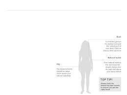 topshop size guide brazil