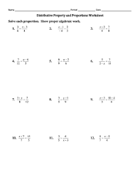 Worked out problems on ratio and proportion. Fillable Online Solve Each Proportion Show Proper Algebraic Work 1 2 3 Fax Email Print Pdffiller