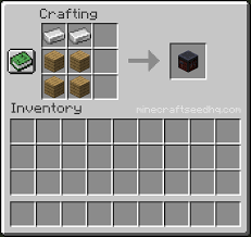 Make A Smithing Table In Minecraft Smithing Table Crafting Recipe