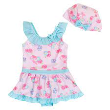 My Melody Swimsuit With Cap Girl: Roses Sanrio Japan Swimdress - Walmart.com
