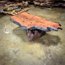 Claro walnut burl entry table. Live Edge Wood Coffee Tables Littlebranch Farm