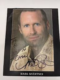 Mark Sivertsen Actor 8x10 Hand Signed Press Photo "Just In Case"