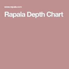 rapala depth chart fishing depth chart chart