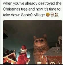 Find and save saturday memes | to many saturday is the best day of the week. Funny World Of Cats Memes And Mobile Wallpapers Cat Destroys Xmas Meme