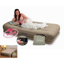 Outdoor Sisme Yataklar Intex Intex Kadife Kaplamali Sisme Yatak 67742 Dahili Pompa 220 V