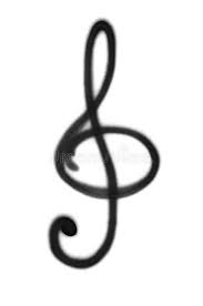 Drawing a treble clef sign is really not as difficult as it looks. Graffiti Treble Clef Sign Sprayed On White Isolated Background Stock Photo Image Of Drawing Notes 150672882