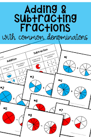 Add And Subtract Fractions With Common Denominators Using Visual Models This Ac Subtracting Fractions Adding And Subtracting Adding And Subtracting Fractions