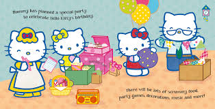 Hello kitty is a cute kitty character, with funny and pretty bow and many friends. Hello Kitty Happy Birthday Banana Bear Books And Illustration