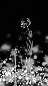 Black And White Lockscreen Wallpaper Byun Baekhyun Black Baekhyun Black White Moonlight Stars Artificiallove Exo Exo Ot9 Wallpaper Byun Baekhyun Artificial Love Suami Masa Depan