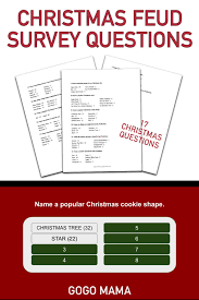 Want to start your own family feud game? Family Feud Christmas Questions And Answers Gogo Mama