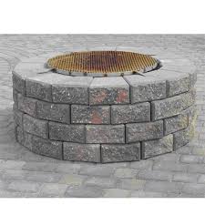 Wood burning fire pit, metal round lattice fire pit with mesh screen lid, bonfire wood burning patio & backyard fire pit, fireplace garden stove bbq fire pit, 25.98l x 25.98w x 21h, black, w14797 walmart Expocrete Stackstone Firepit Concrete Comes With 25 In Dia Screen Outdoor Utilisation 12059520 Rona