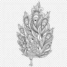 Exotic peacock coloring pages to print. Adult Coloring Book Stress Relieving Patterns Colouring Pages Peafowl Peacock Feather Child Leaf Png Pngegg