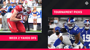33 · the 2020 yahoo sports pro football pick'em season is here! Yahoo Nfl Dfs Picks Week 2 Daily Fantasy Football Lineup Advice For Gpp Tournaments Sporting News