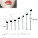 1 Piece 16g Stainless Steel 12mm 14mm 16mm 19mm Labret Rings ...