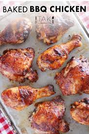 Baked Bbq Chicken Legs And Thighs The Anthony Kitchen Recipe In 2020 Baked Bbq Chicken Bbq Chicken Recipes Baked Bbq Chicken Legs