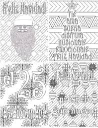 Download coloring pages navidad coloring pages navidad coloring. Feliz Navidad Merry Christmas Spanish Adult Coloring Page Bundle By Sra Collier