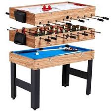 Classic Sport Newcastle Foosball Table Brown Wood Finish 54 In Official Competition Sized Soccer Table Walmart Com Multi Game Table Billiards Table Games
