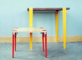 Warehouse Home Issue Two Floyd Leg Table Legs Yellow Table
