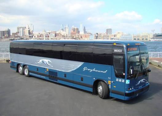 Greyhound USA bus