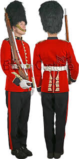 The queen's guard and queen's life guard (called king's guard and king's life guard when the reigning monarch is male) are the names given to contingents of infantry and cavalry soldiers charged with guarding the official royal residences in the united kingdom. British Queen S Guard Costume At Boston Costume