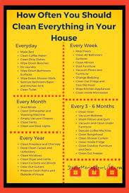 House Cleaning Schedules Checklists Daily Weekly Monthly Cleaning Schedules Clean House Bathroom Cleaning House Cleaning Tips