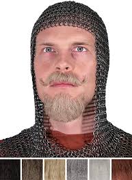 Chevalier Composition de barbe professionnelle en poils véritables