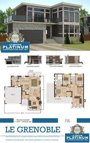 Modele De Maison Neuve Le Grenoble Le Groupe Platinum Construction De Maisons Et Condos Neufs Sims House Plans Dream House Plans Architecture House