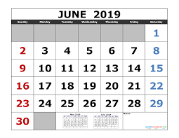 June 2019 Printable Calendar By Week And Month Calendar Template Printable Calendar Template 3 Month Calendar