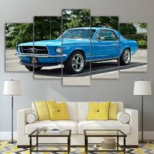Regardless if you're searching for a rustic look or a nautical theme, kohl's is here with you every step of the way. Mustang Muscle Classic Car Paintings Poster Modern Canvas Wall Art Home Decor