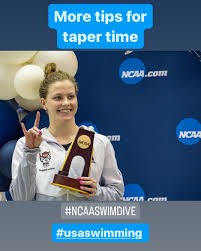Swimming is a grueling sport, and most athletes look forward to taper all  season long. But taper also signals that the big competition is near and  that can be difficult mentally. Here