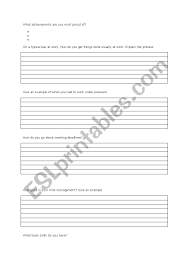 Some of the worksheets for this concept are statistical and non statistical question sort activity, what is a statistical question teacher version, task what is a statistical question, manual audit sampling, lesson 1 posing statistical questions, questions answers and statistics canberra australia, igcse mathematics statistics mean median and. Job Interview Questions Worksheet Esl Worksheet By Redsneaker
