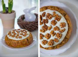 Kuchen / ostern / walnuss. Karotten Walnuss Kuchen Barenhunger Blog