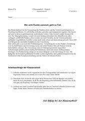 Und welche schritte sind f. Deutsch Arbeitsmaterialien Klassenarbeiten Tests 4teachers De