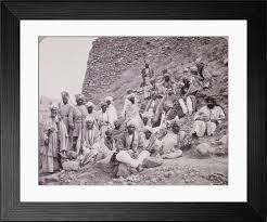 Prints of Khyber chiefs and khans with Captain Tucker