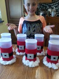 Christmas Craft With Crystal Light Containers Will Fill With Candy Nice Project With Grandd Crystal Light Containers Craft Storage Containers Gift Containers