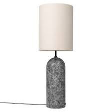 Décor therapy pl3734 floor lamp, warm grey. Extra Large Gravity Floor Lamp In Grey Marble Canvas By Gubi At The Conran Shop
