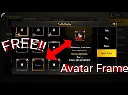 How To Get Free Premium Avatar Frame Pubg Mobile Youtube