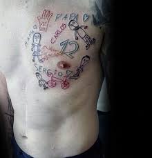 The most popular (for men too) tattoo idea is a baby footprint one. Top 43 Kids Name Tattoo Ideas 2021 Inspiration Guide