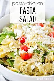 Chicken Pesto Pasta Salad Recipe I Heart Naptime Recipe In 2020 Pesto Pasta Salad Recipe Pasta Salad Recipes Pesto Chicken Salads