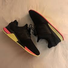 Black And Yellow New Balance Cleats New Balance 247 Sport Lifestyle Tritium Black Solar Yellow Sneakers Men Ms247tt Fashion Clothing Shoes Accessories M Yellow Sneakers Sneakers Men Sneakers