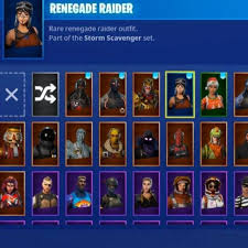Renegade raider, raiders revenge axe, mako glider, skull trooper(not og skull!), reaper/schyte axe, recon expert, al. Renegade Raider Account Limited Shopee Malaysia