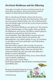 Our site always gives you. Die Kleine Waldmaus Und Der Silbertag Elkes Kindergeschichten Geschichten Fur Kinder Kindergeschichten Herbstgeschichten