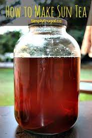 How To Make Sun Tea Simply Frugal Sun Tea Recipes Sun Tea Iced Tea Recipes