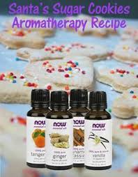 Santa S Sugar Cookies Aromatherapy Recipe Tangerine Ginger Cinnamon Cassia Vanil Aromatherapy Recipes Cinnamon Essential Oil Vanilla Essential Oil Recipes