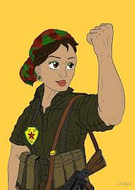 Kurdish Girl Ypg Soldier Kurdistan By Jj Adx Redbubble In 2020 Kurdistan Soldier How To Draw Hands